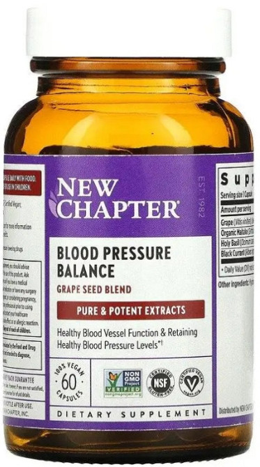 Средства для нормализации давления New Chapter Blood Pressure 60 капс Киев - изображение 1