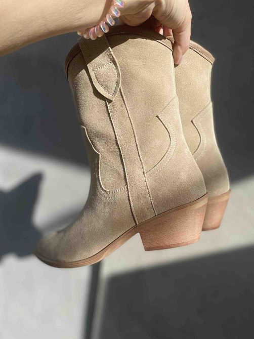 New Style Черевики жіночі NEW STYLE 13130 пісочна (весна-осінь, замша натуральна) (6070) Коломия - фото 2