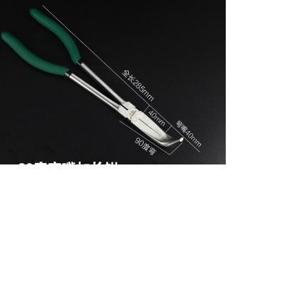 Длинногубцы Tuochi Tools 285 х 40 х 40, 90 градусов Полтава - изображение 1