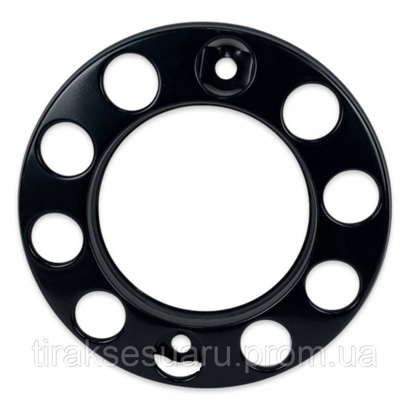 Ковпак колеса металевий передній 22.5 (чорний) . Ковпаки на колеса 22.5 передні Луцьк - фото 1