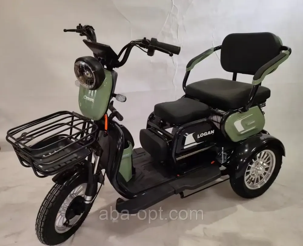 Електричний трицикл Corso Logan S 1200W-72вт-23А/ч шини 10"-10" купить в интернет магазине Одеса - фото 2