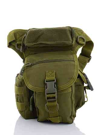 Сумка на бедро на ногу олива прочная вместительная набедренная Одесса