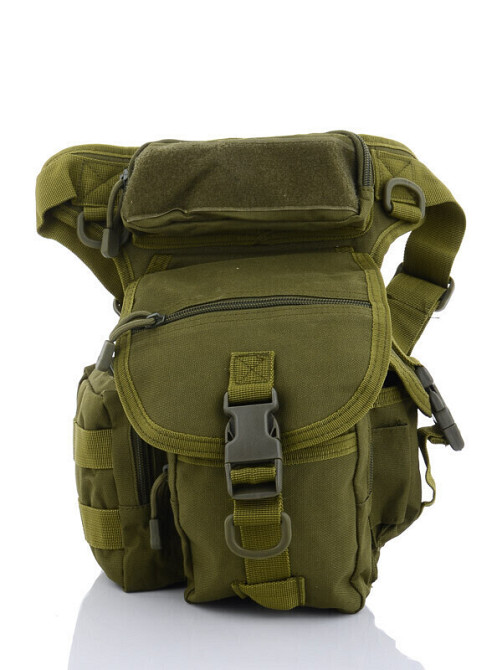 Сумка на бедро на ногу олива прочная вместительная набедренная Одесса - изображение 3