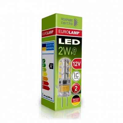 Лампочка Eurolamp LED силикон G4 2W 4000K 12V (LED-G4-0240(12)) Винница