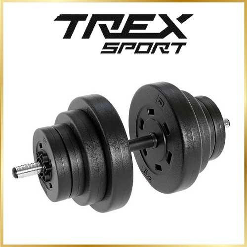 Гантеля композитна Hop-Sport 20 кг розбірна для дому та залу силових тренувань Київ - фото 1