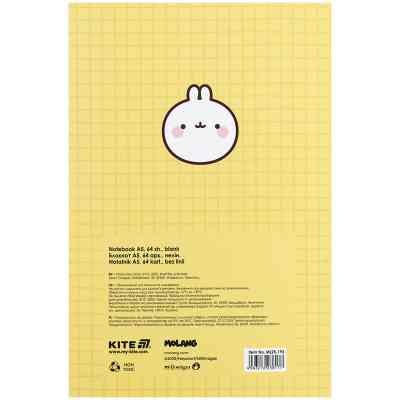 Блокнот Kite А5 Molang термобіндер, 64 аркуші, нелінований (ML25-193) Вінниця