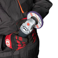 Коло зачистне по металу зі спіненого абразиву "корал" 125х13 мм фіолетовий (жорстка структура) Мукачево - фото 6