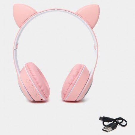 Наушники с кошачьими ушками с микрофоном Cat VZV 23M Наушники ушками и подсветкой cat IM-30 Львов - изображение 6