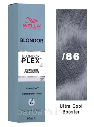 /86 крем-тонер Wella Blondor Plex Toner  /86 Ultra Cool Booster Киев