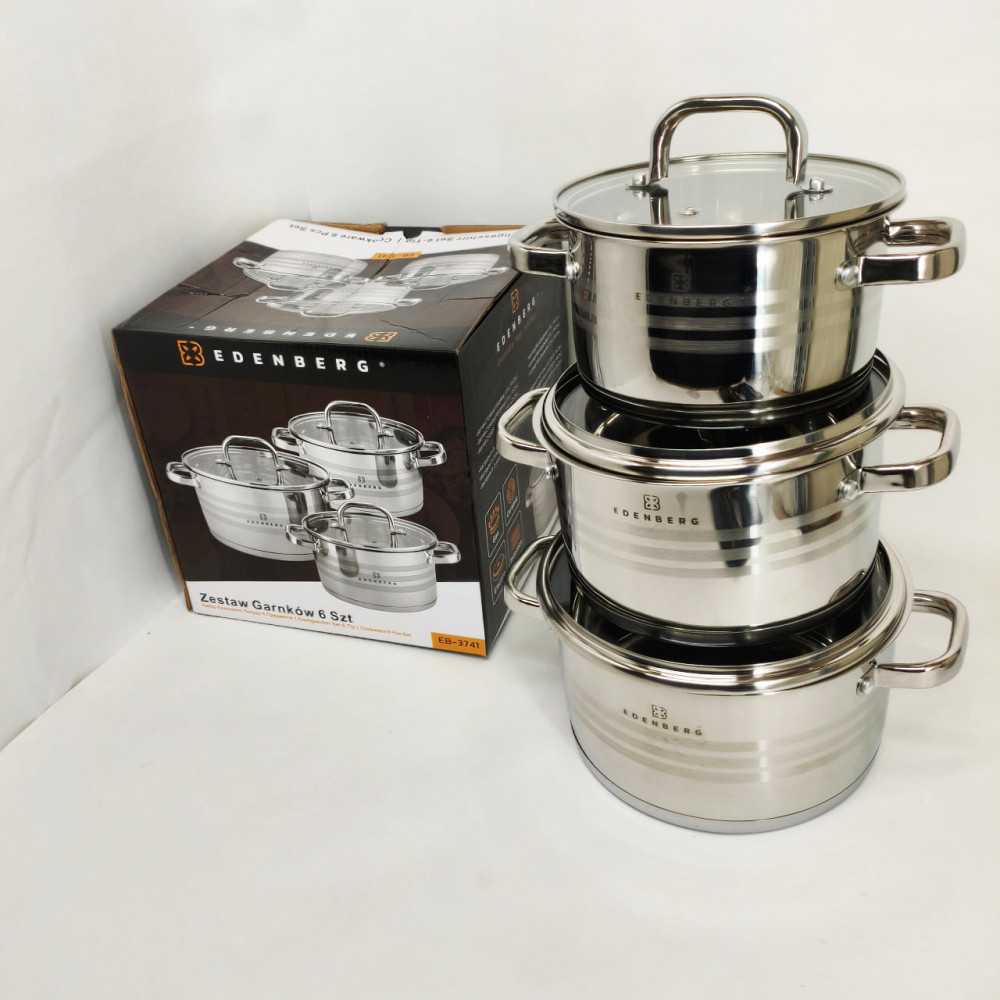 Набор кастрюль с антипригарным покрытием, Набор высоких кастрюль хорошего качевства BH-79 Львов - изображение 6