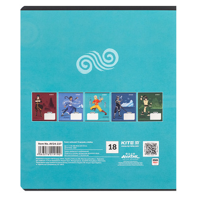 Тетрадь Kite Avatar, 18 листов, линия (AV24-237) Винница - изображение 6