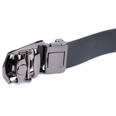 Ремень Vintage Мужской с пряжкой автомат Черный (20355) Винница - изображение 11