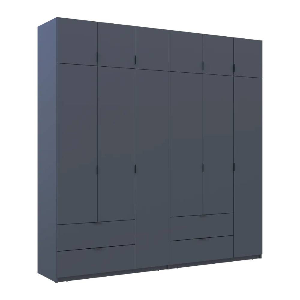 Шафа для одягу Doros Лукас Графіт 3+3 ДСП 240х50х240 DRS-011693 (42005109) Львів - фото 7