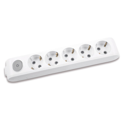 Колодка для подовжувача Panasonic X-tendia із заземленням 5 гнізд (WLTA04502GR-UA) Вінниця - фото 1