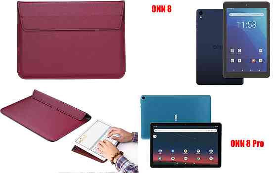 Чохол-конверт VitoCase для ONN 8, 8 Pro, з функцією підставки для планшета Бордовий Київ