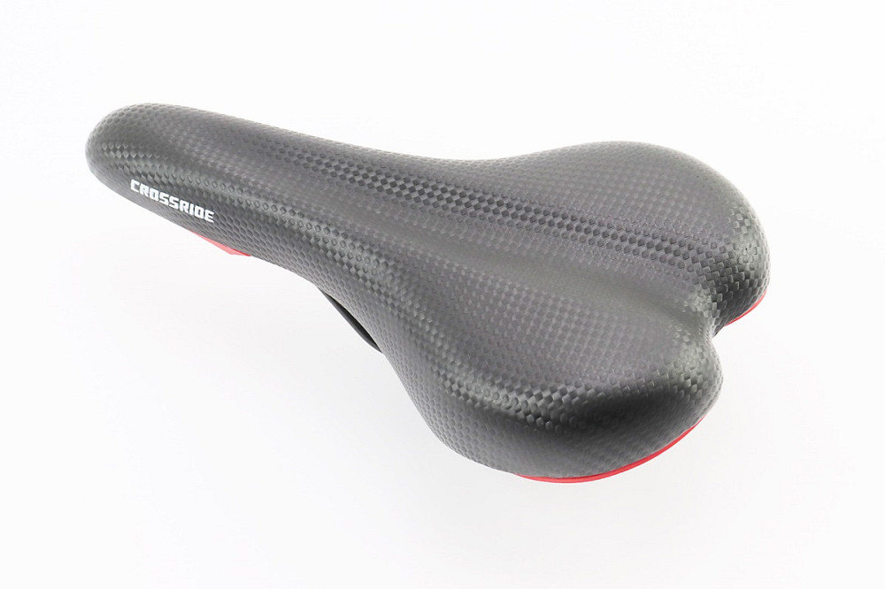 Сидіння MTB 260x140мм, "карбон" CROSSRIDE BSK-N063 Київ - фото 1