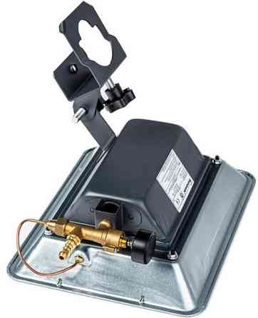 Газовий інфрачервоний обігрівач 3,4 кВт RAVANSON BRI-85N + газовий редуктор Bradas 37 мбар Київ