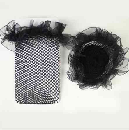 Жіночі панчохи в сітку чорні - розмір (універсальний до 46 розміру) Київ