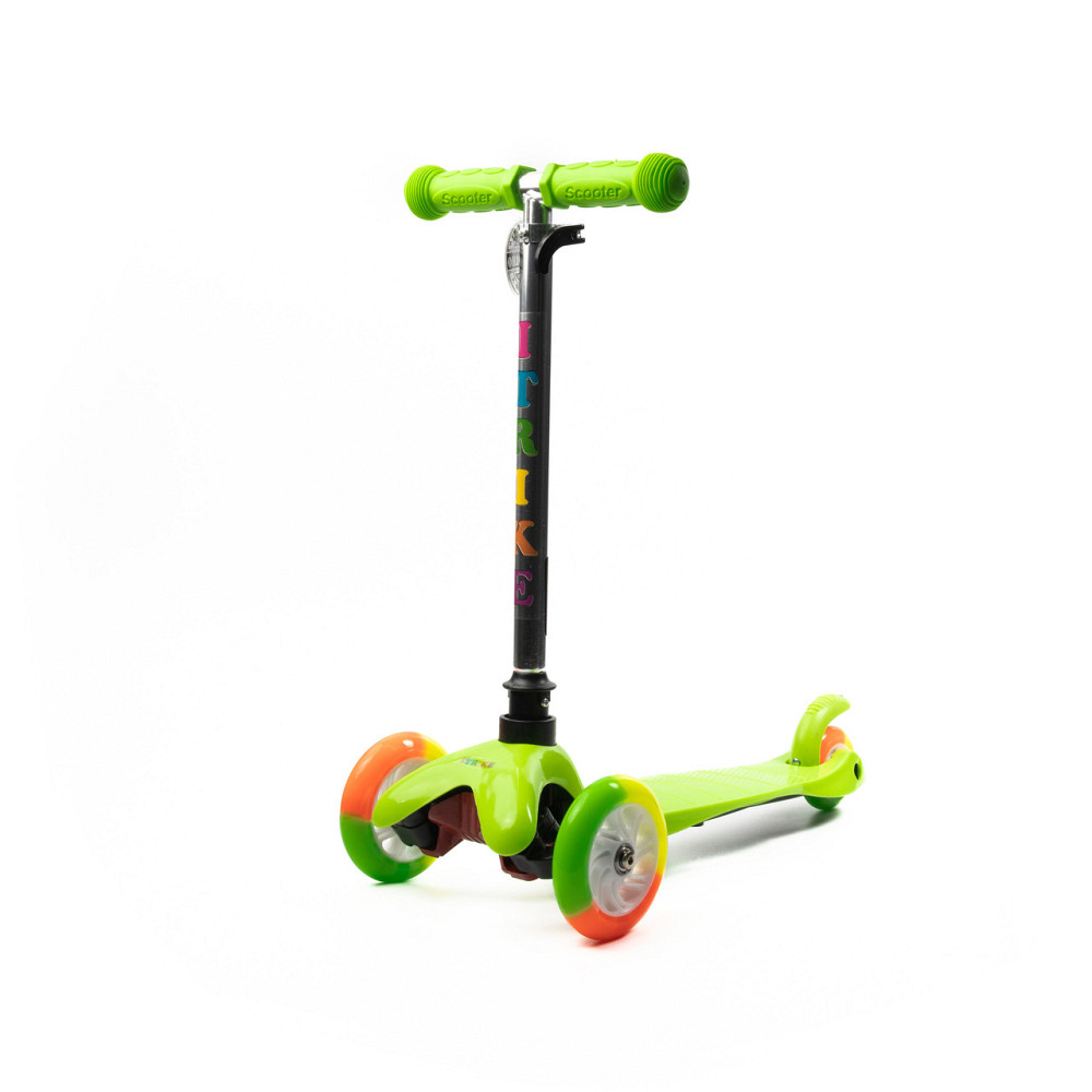 Самокат дитячий триколісний iTrike Mini BB 3-013-4-A-GR з підсвічуванням коліс Салатовий Кам'янець-Подільський - фото 3