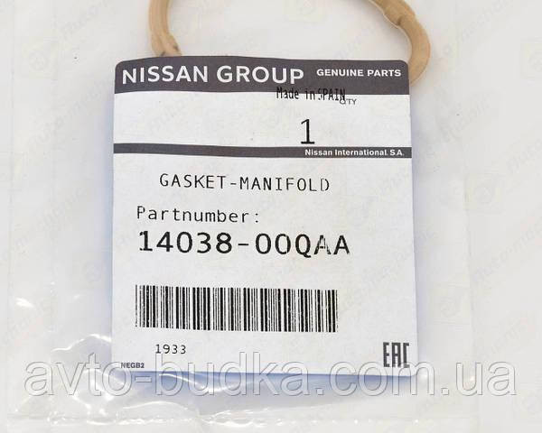 Прокладка впускного колектора Вгорі на Рено Лагуна 2 мотор 1.8 16V ; 2.016V NISSAN (Оригінал) 1403800QAA Новый Роздол - изображение 1
