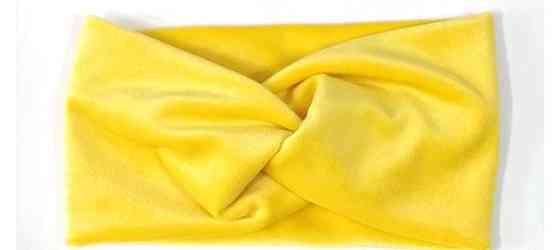 Повязка женская спортивная желтая Киев