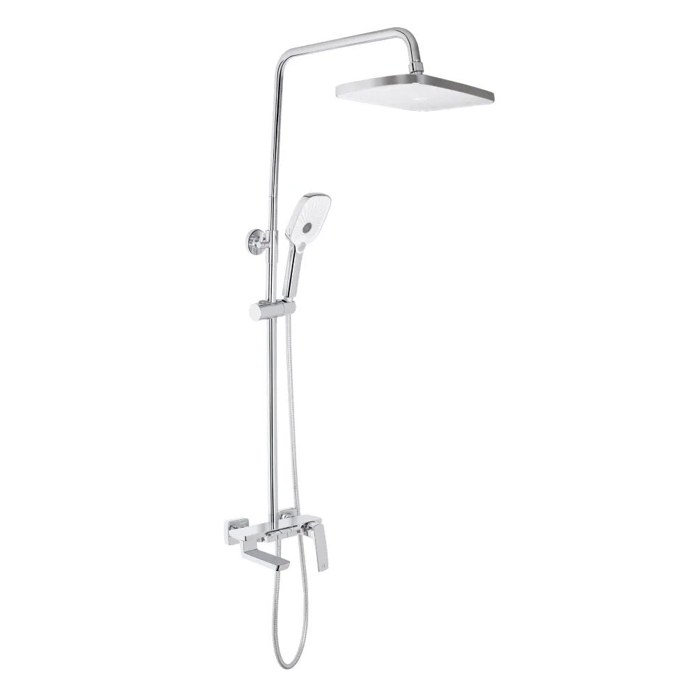 Душова система універсальна Qtap Tern на три споживачі (з виливом) QTTER111CRM47591 Chrome Київ - фото 1