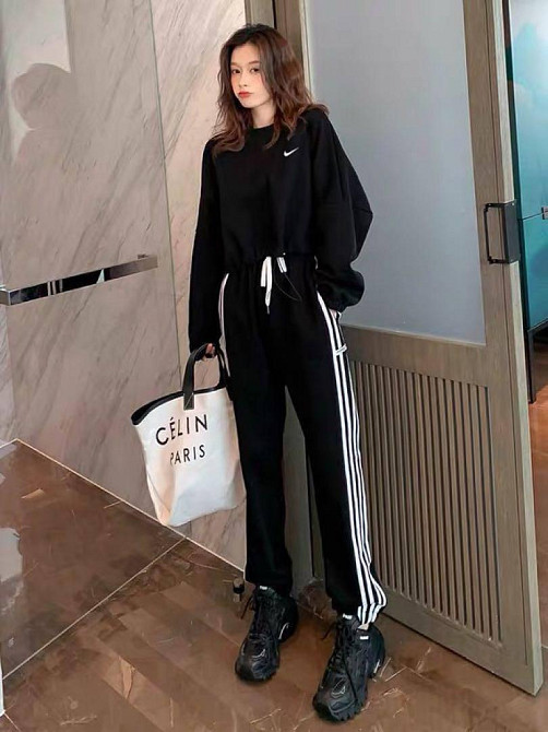 Женский стильный повседневный костюм двойка двухнитка Одесса - изображение 2