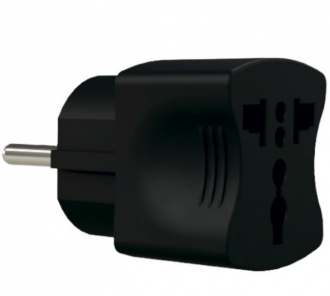 Переходник Neomax 16A NX1128 чёрный Днепр - изображение 1