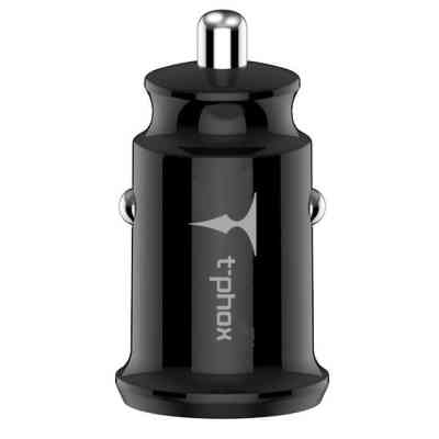 Зарядний пристрій T-Phox Charger Set 2.4A Dual+MicroUSB cable 1.2m (Black) (T-S09 SET M B) Вінниця