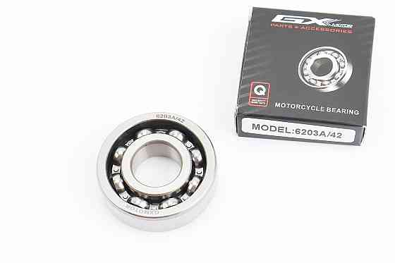 Підшипник 6203А/42 (17x42x12) колінвалу GY6 Киев