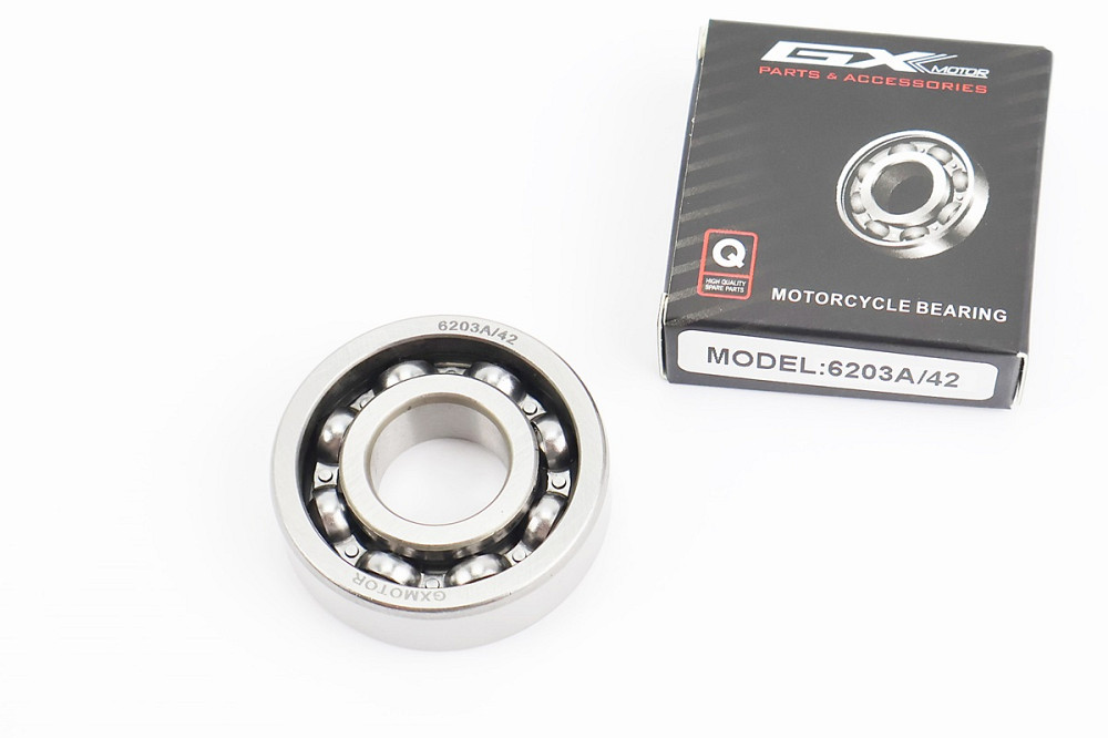 Підшипник 6203А/42 (17x42x12) колінвалу GY6 Киев - изображение 1