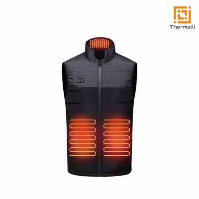 Жилет с подогревом Thermalli Chatel чорний/сірий L (10100505-01L) Винница - изображение 1