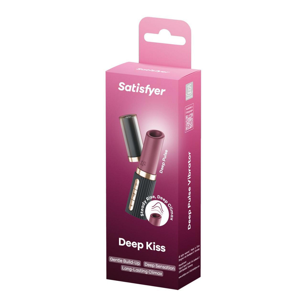 Вакуумный стимулятор Satisfyer Deep Kiss, магнитная технология 3D Air Pulse, 30 режимов, крышечка Sex Aura Киев - изображение 6