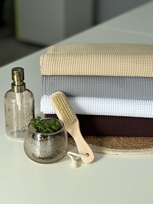 Вафельное полотенце Ideal Textile 100х150 см 220 г/м2 (56861026) Черновцы - изображение 3