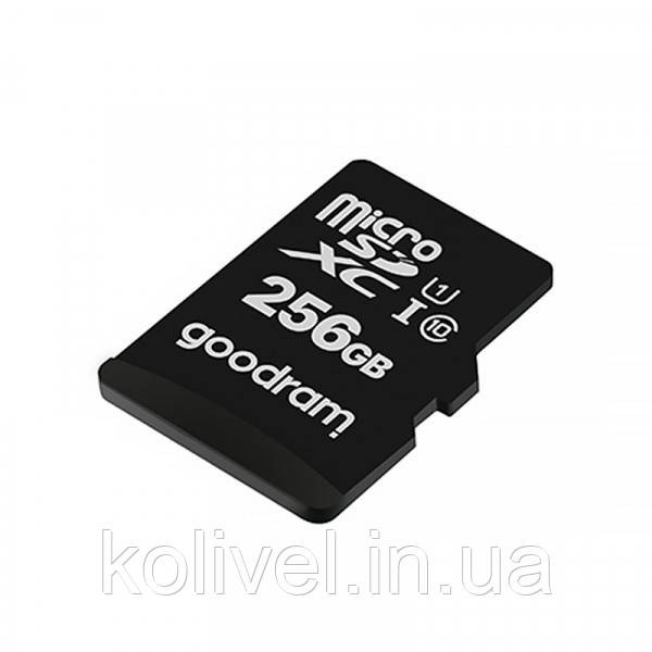Memory card Secure Digital Micro 256Gb GoodRAM SDXC (class 10 UHS I U1) Retail + adapter (M1AA-2560R12#) Киев - изображение 3
