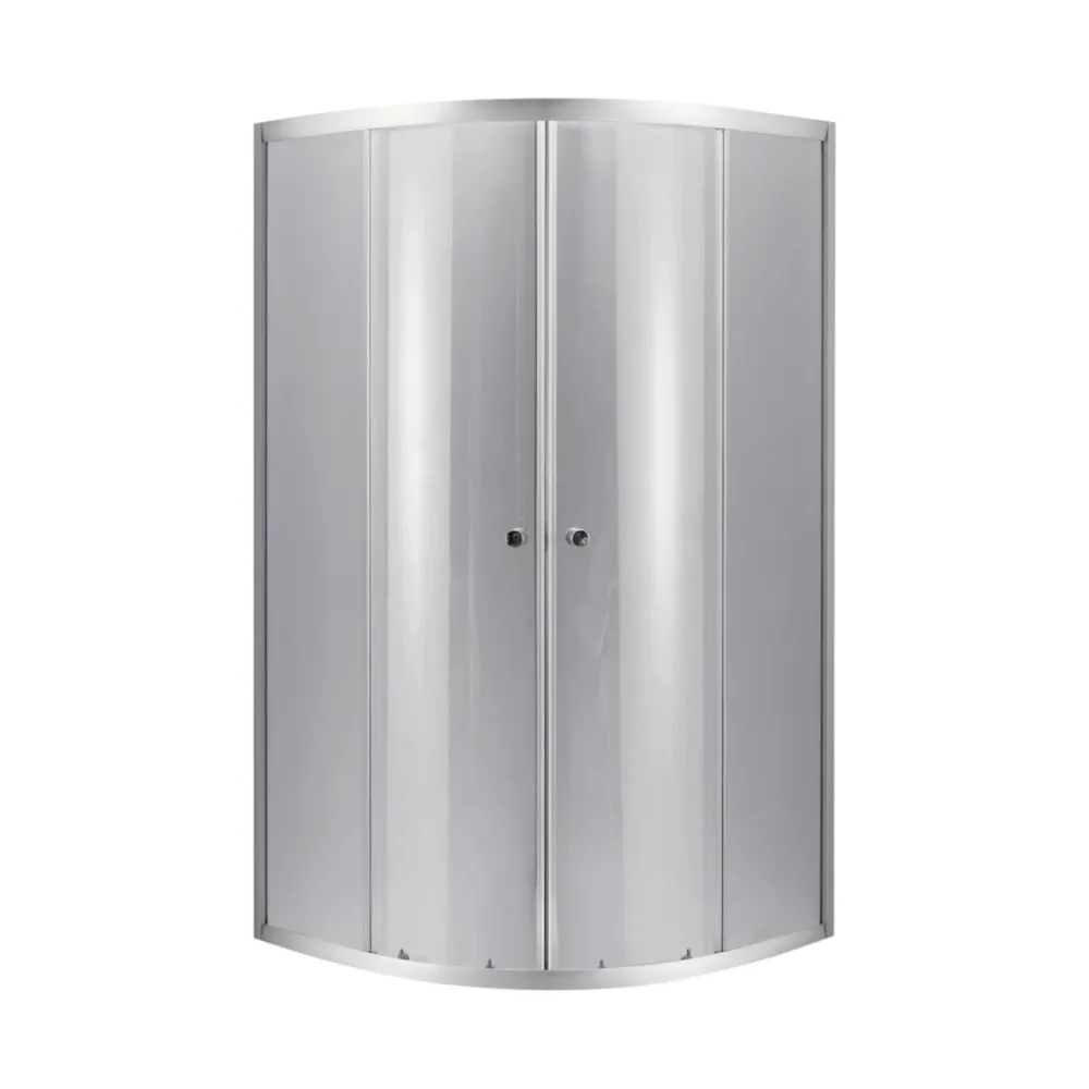 Lidz Набір: Душова кабіна Latwa SC90x90.SAT.LOW.DGR, напівкругла, скло тоноване 4 мм + Душовий піддон Kapielka ST90x90x14 Київ - фото 11