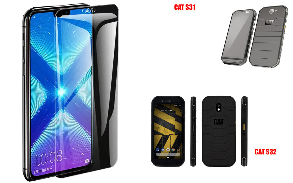 Защитное стекло NeoGlass для CAT S31, CAT S32 – ультрапрозрачное и устойчивое Киев - изображение 2