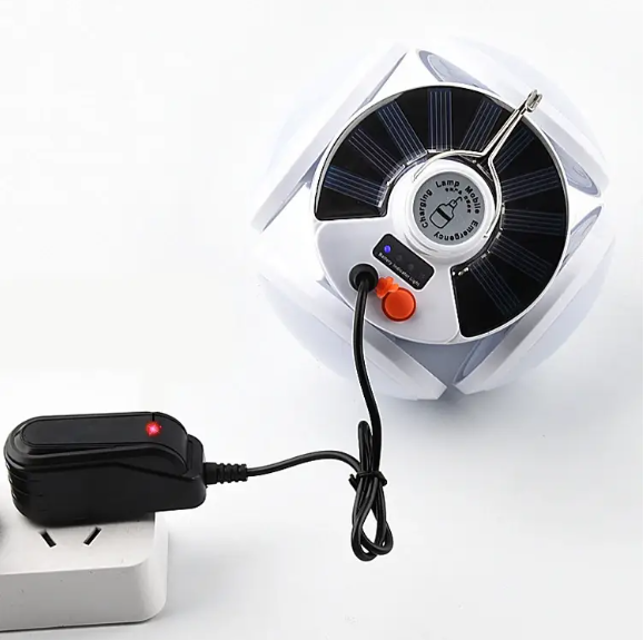 Кемпінгова лампа JG Solar Lamp 2029, акумуляторна, 5 Вт, світловий потік 1000 лм, 5 режимів, зарядка Київ - фото 7