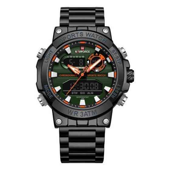 Годинник чоловічий тактичний Naviforce Brutal (Чорний) Вінниця