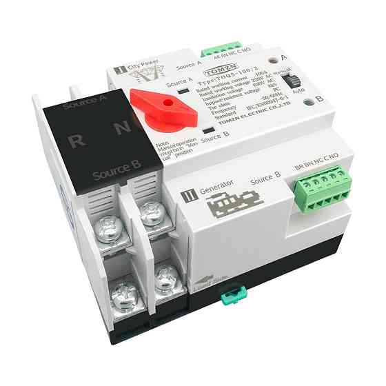 Автоматичний перемикач (АВР) під DIN-рейку TOMZN TOQ5/2P 100A 2 полюси (51-00113) Киев