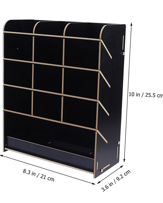 Органайзер для канцелярії дерев'яний 25.5х21 см 23442 Луцк - изображение 1