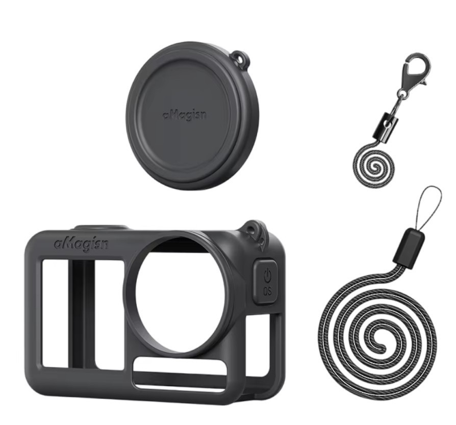 Чохол Action 5 Pro силіконовий з ковпачком та ремінцем aMagisn AA12-A Київ - фото 5