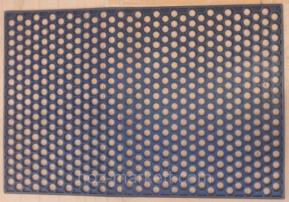 Коврик 60 см х 90 см  резиновый сота грязезащитный килим Харьков - изображение 2