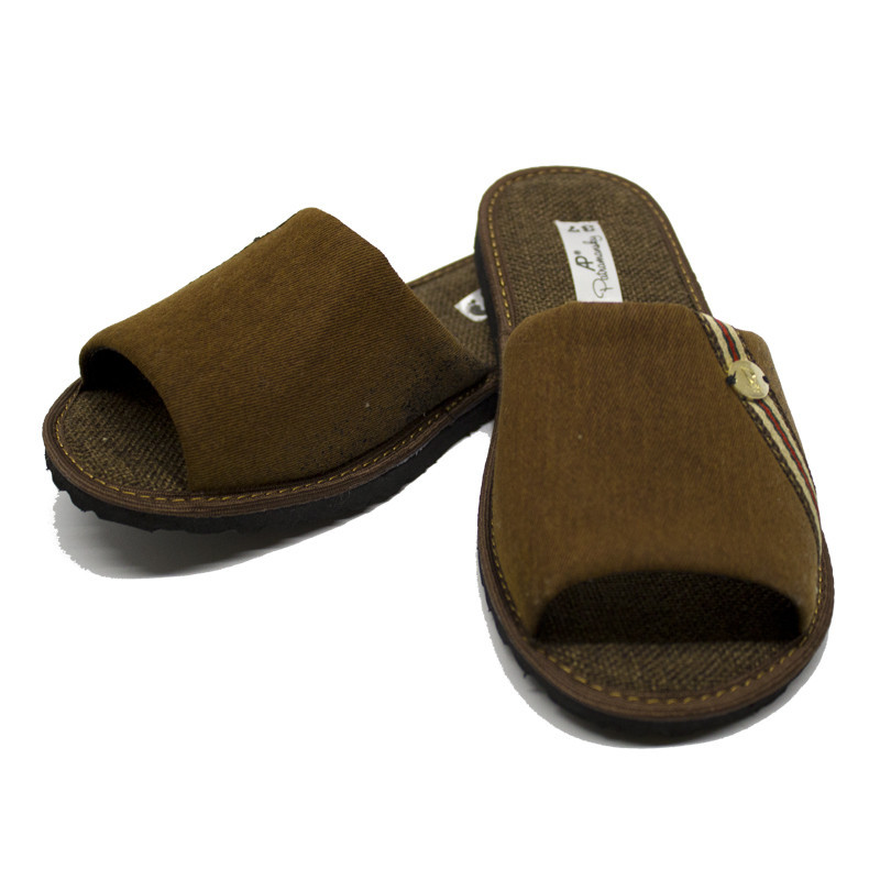 Тапочки Домашние Для Мальчика Подросток с открытым носком коричневые Парусник тм "PaGo" Одеса - фото 4