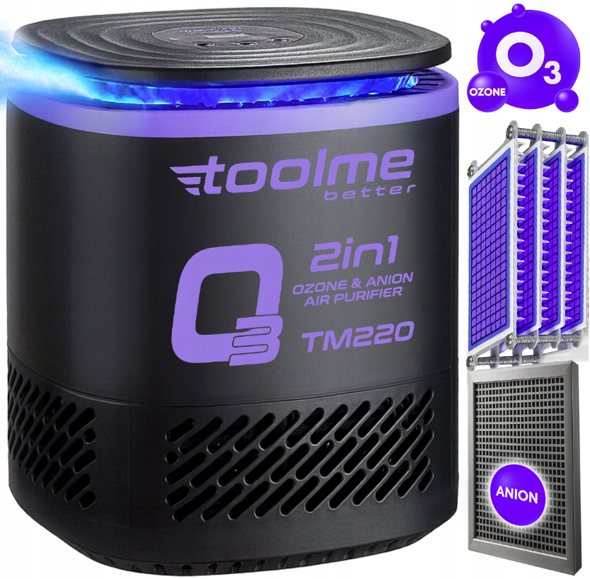 Озонатор-іонізатор 2в1 60 000Мг/год 140 Вт Toolme (Польща) Київ - фото 1