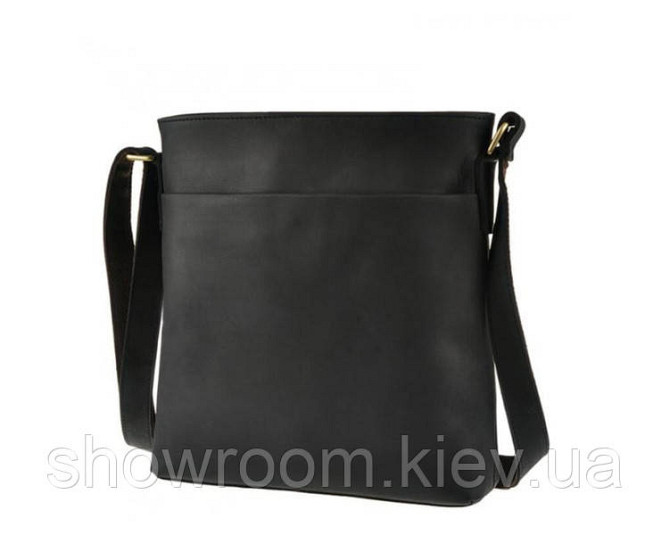 Чоловіча сумка планшетка Wild Leather (116) шкіряна чорна Київ - фото 1