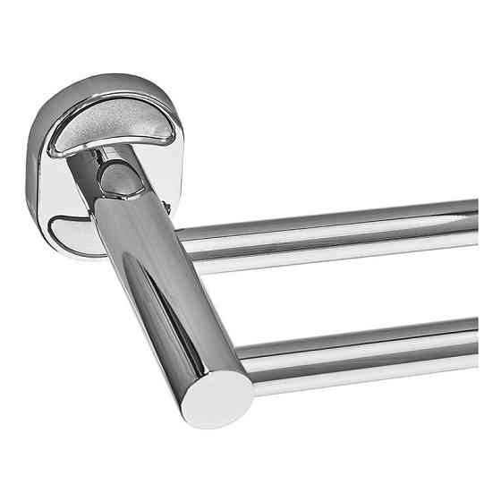 Двойной полотенцедержатель Zerix AFB-0109 (ZX5041) для ванной Харьков