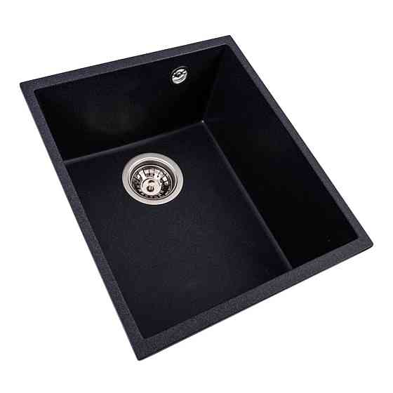 Гранітна мийка для кухні VALESO ROXY 3744 матова Карбон Коломыя