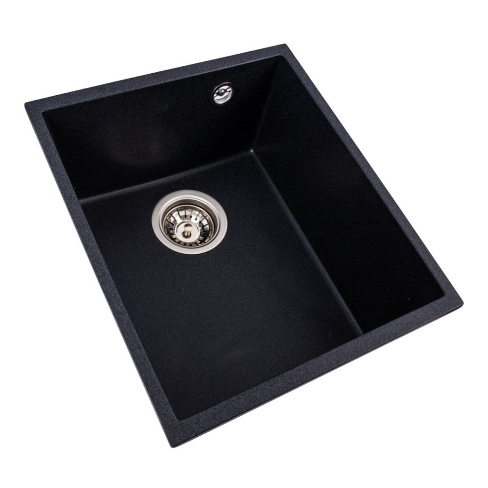 Гранітна мийка для кухні VALESO ROXY 3744 матова Карбон Коломыя - изображение 2