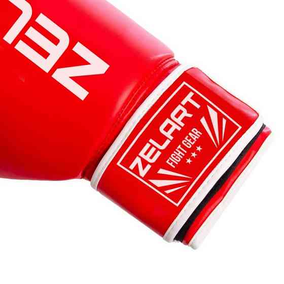 Перчатки боксерские Zelart BO-3987 размер 8,10,12 унций цвета в ассортименте Перчатки для бокса и единоборств Киев